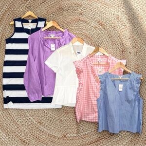 J.Crew NWT Women’s Size Large/XL Blouse and Dress Summer Bundle